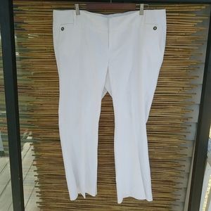 Beautiful 24 44x32 White Casual Dress Pants Plus